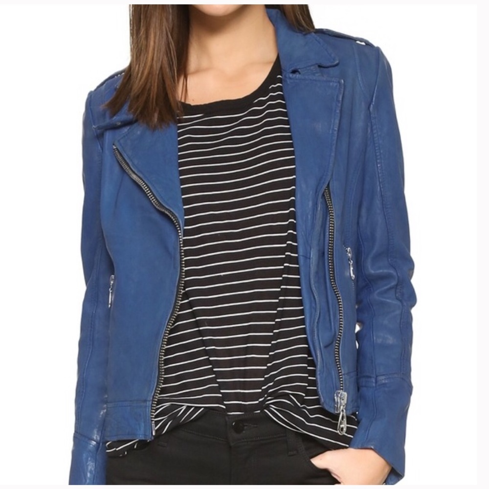 DOMA Leather Moto Jacket
